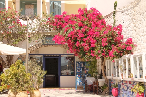Winkeltje op het eiland Milos, vakantie Griekse Cycladen