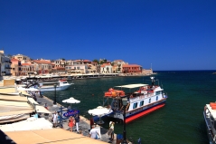 venetiaanse haven op kreta- vakantie