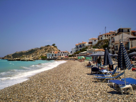 kokkari_beach-mooi strand samos vakantie griekenland eiland